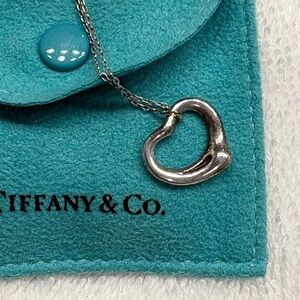 Tiffany & Co. Silver Elsa Peretti Heart - size small- CHARM ONLY